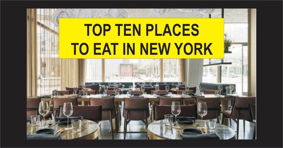 top 10 places to eat in new york